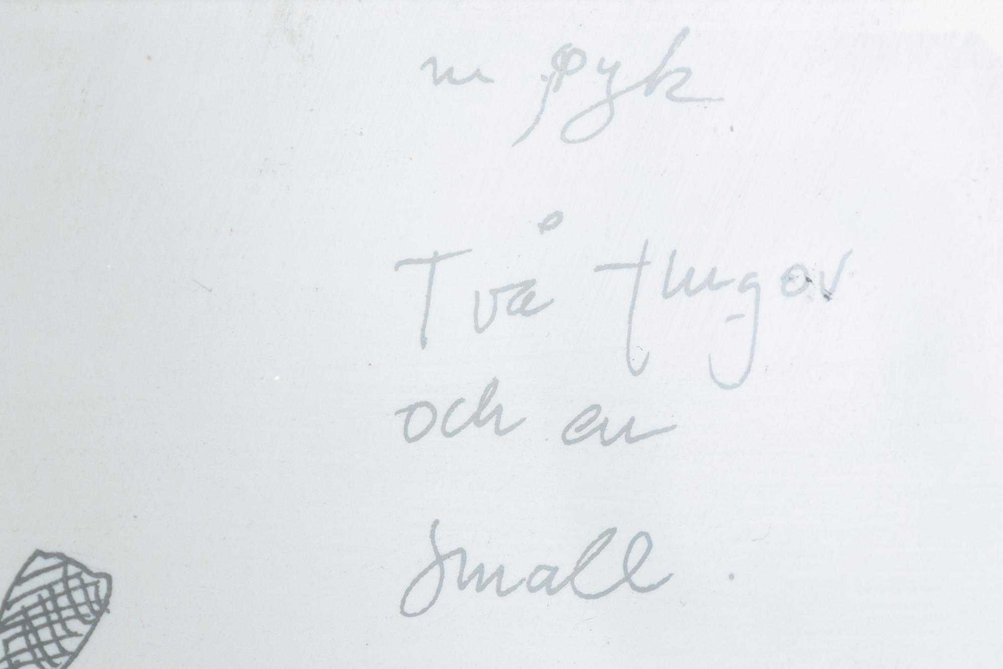 Madeleine Pyk, blandteknik, signerad.