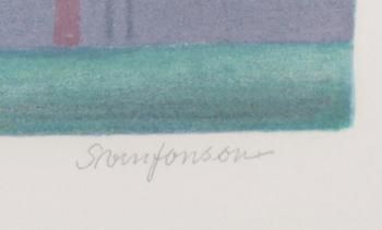 SVEN JONSON, färglitografi, signerad och numrerad 75/300.