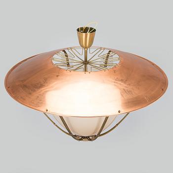 Lisa Johansson-Pape, taklampa, beställningsarbete, Stockmann Orno. Tillverkad 1948-1950.