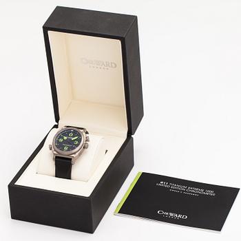 CHRISTOPHER WARD, C11, Titanium Extreme 1000, chronometer, wristwatch, 42 mm.