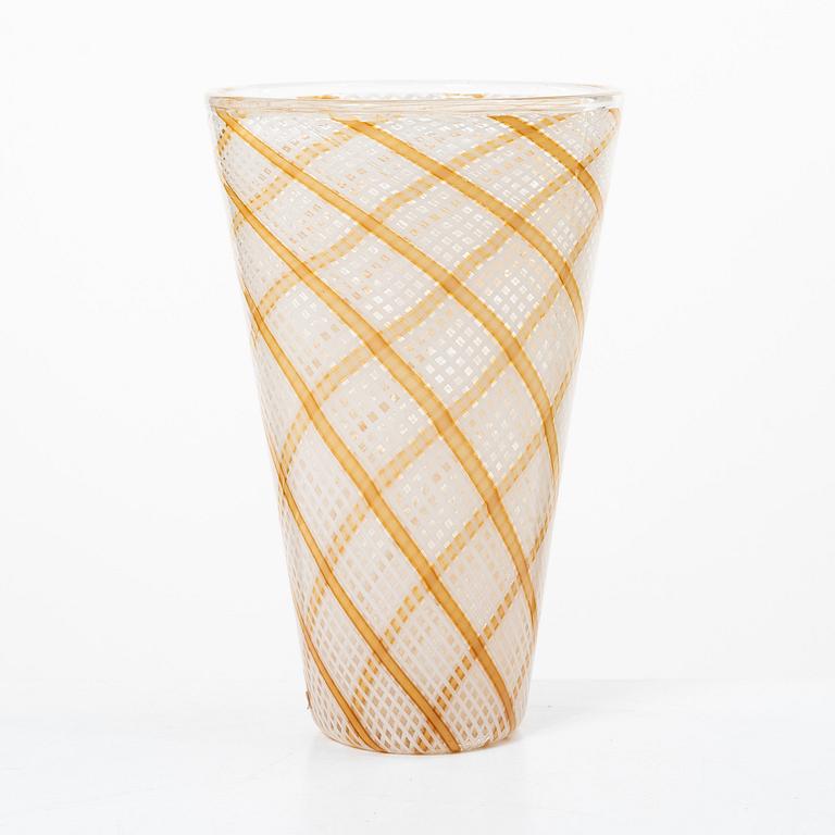 Dino Martens, vas, glas, "Reticello", Aureliano Toso, Murano, Italien.