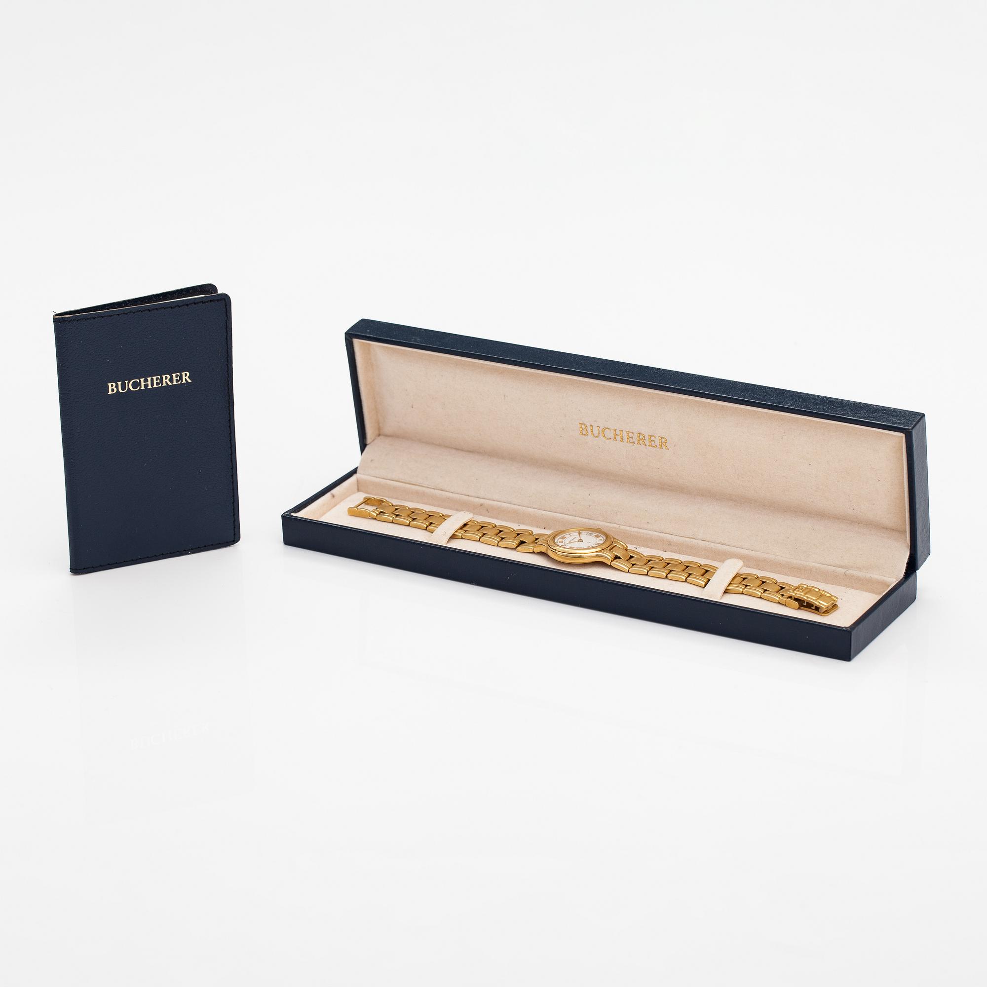 Bucherer, Q, wristwatch, 24 mm.