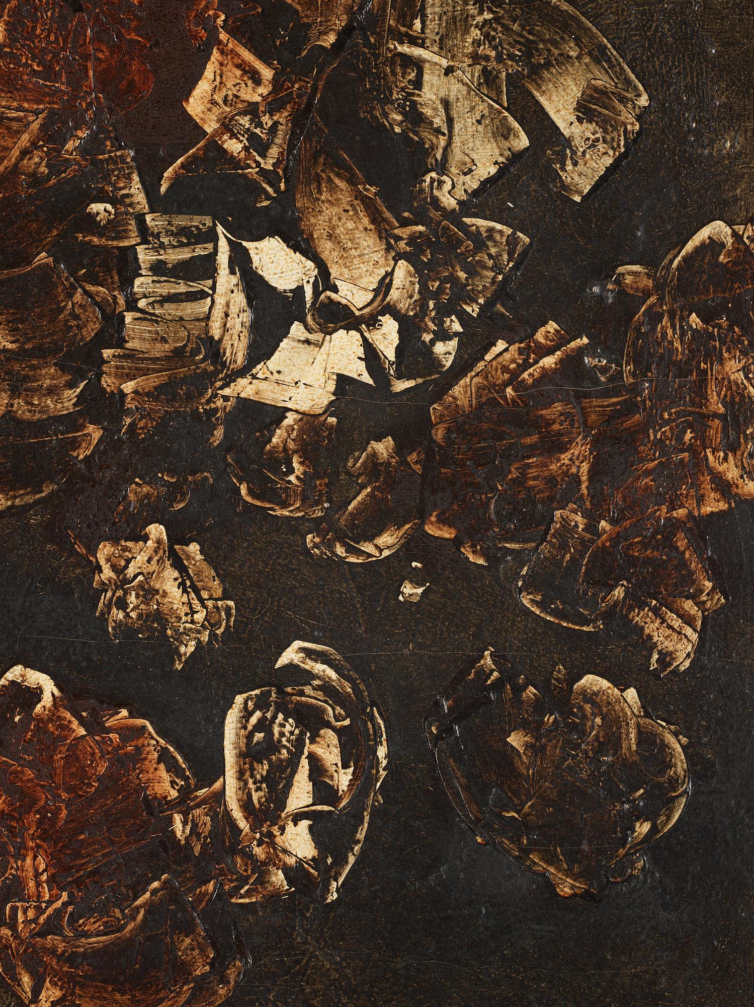 Alfred Lenica, oil on canvas, Signed Lenica, and on verso signed A Lenica and dated Warsawa 1961.