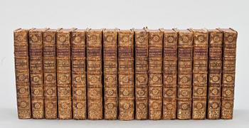 BOKVERK, 15vol.  "Histoire Romaine depuis la fondation de Rome jusqu`a la bataille d`Actium". Jacques Guerin, 1700-tal.