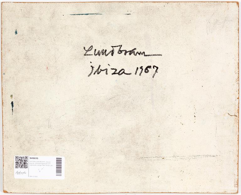 SIXTEN LUNDBOHM, oil on panel, stamp signed, signed and dated Ibiza 1967.
