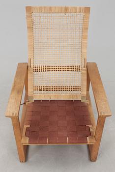 FÅTÖLJ,"Slädesstolen", Börge Mogensen, Danmark.