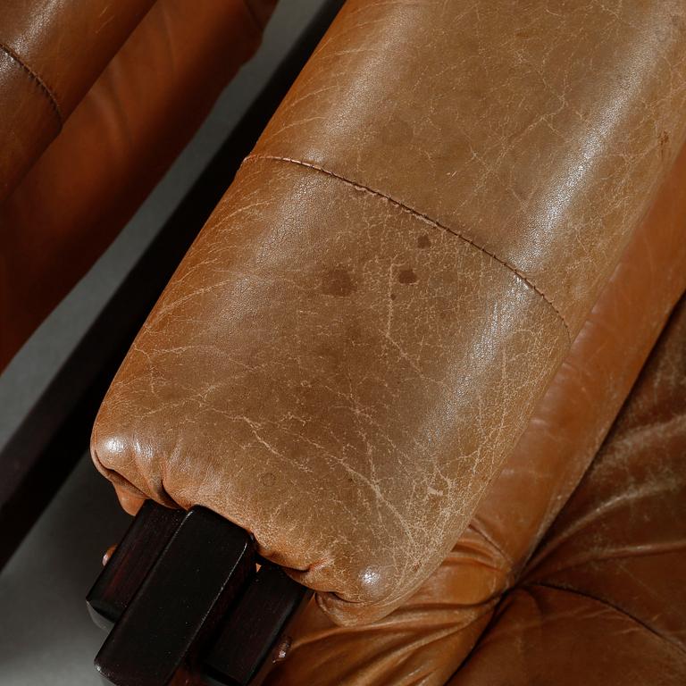 A pair of lounge chairs, 'MP 173', by Percival Lafer, MP Lafer, Brazil, purchased 1976.