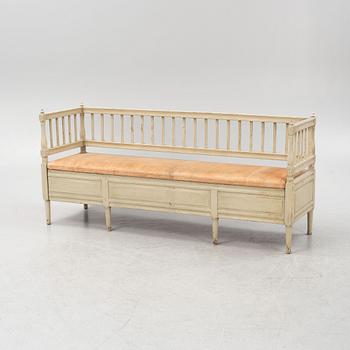 Utdragssoffa, gustaviansk stil, 1800-tal.