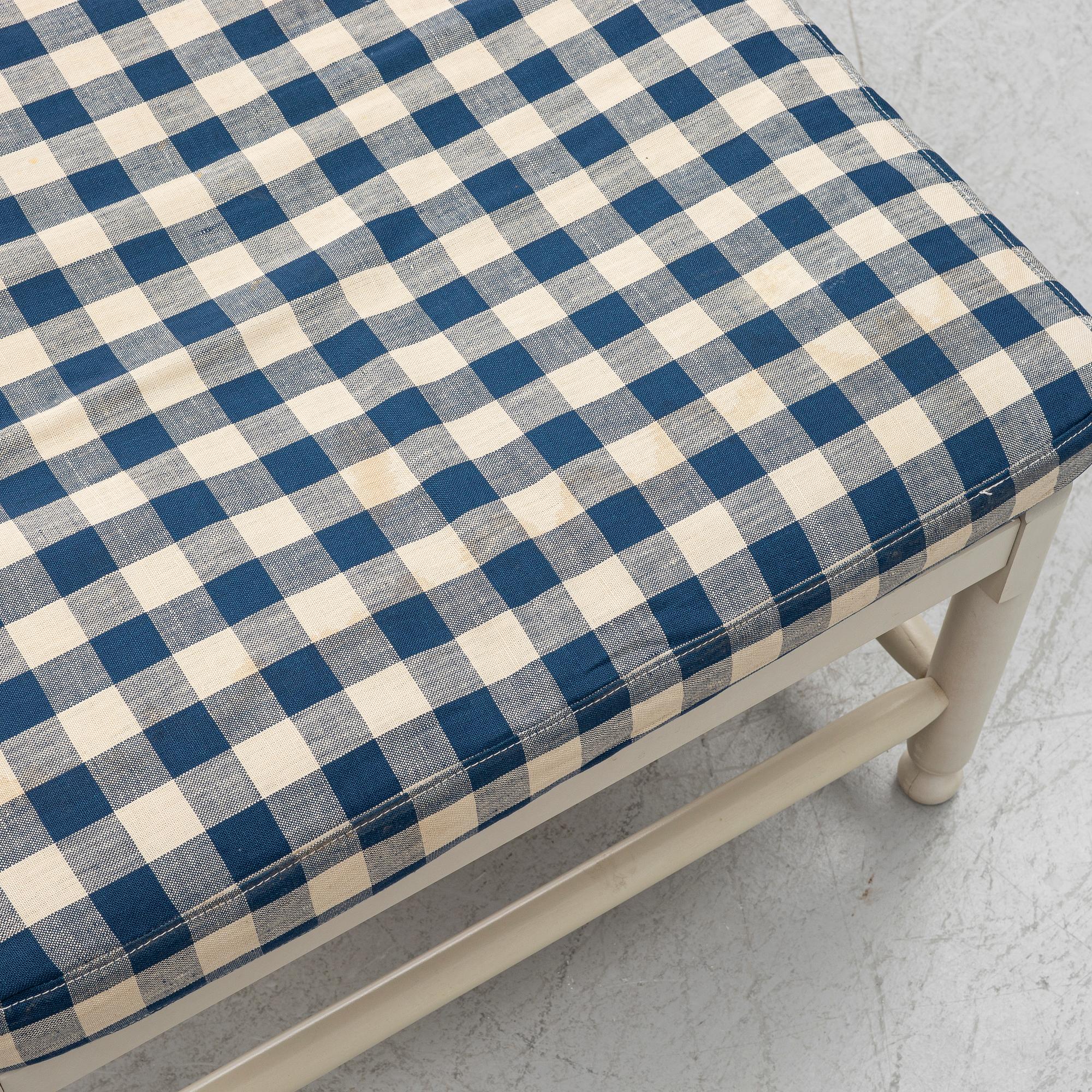 Footstool, "Medevi Brunn", from IKEA's 18th-century series, 1990s.