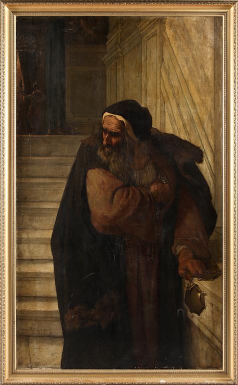 EDWARD PRITTIE, olja på duk, signerad och daterad 1878.