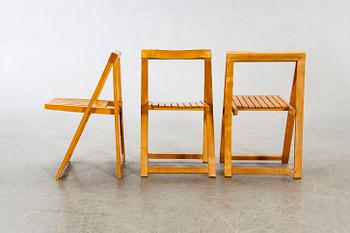 Folding Chairs by Aldo Jacober for Bazzani, 1970s, Set of 6.