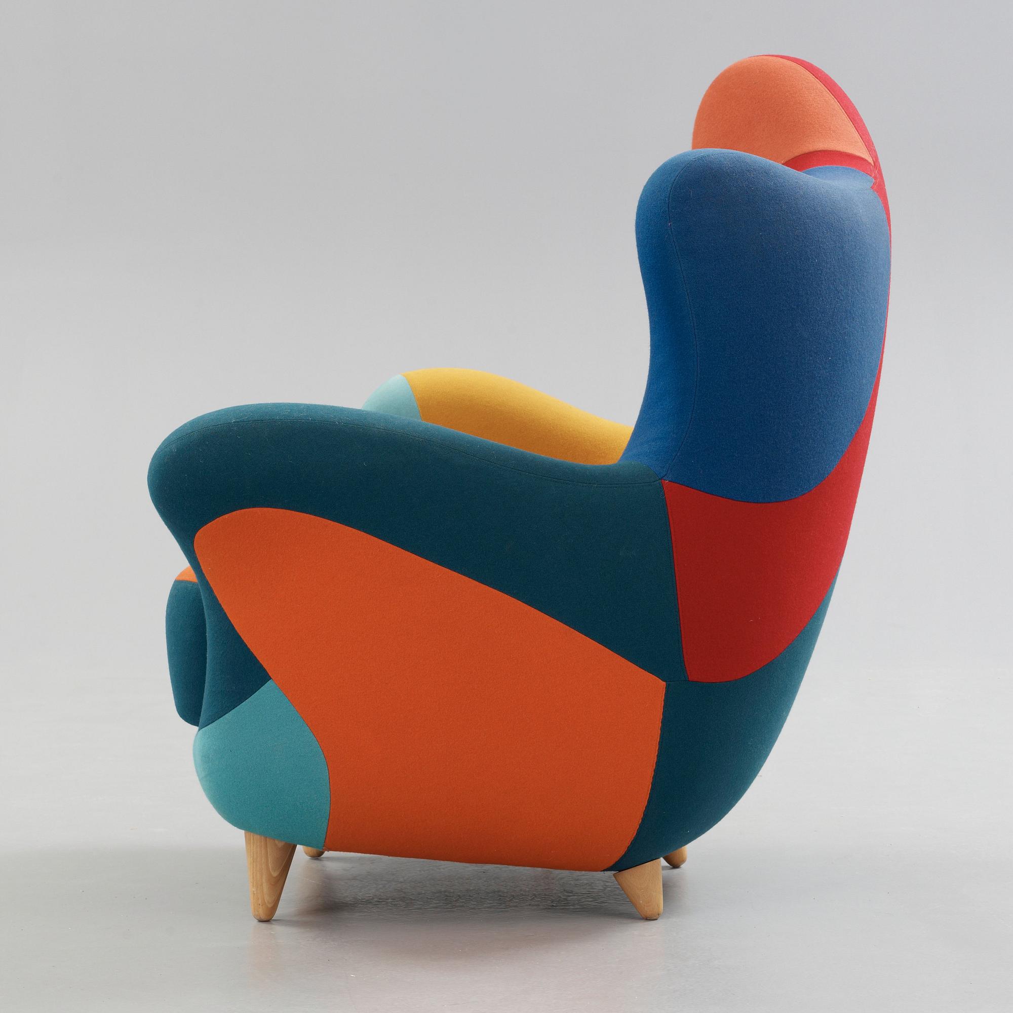 A Javier Mariscal 'Alessandra' armchair, Meubles Amorosos, Moroso, Italy post 1995.