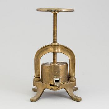 ANKPRESS, mässing, 1900-tal.