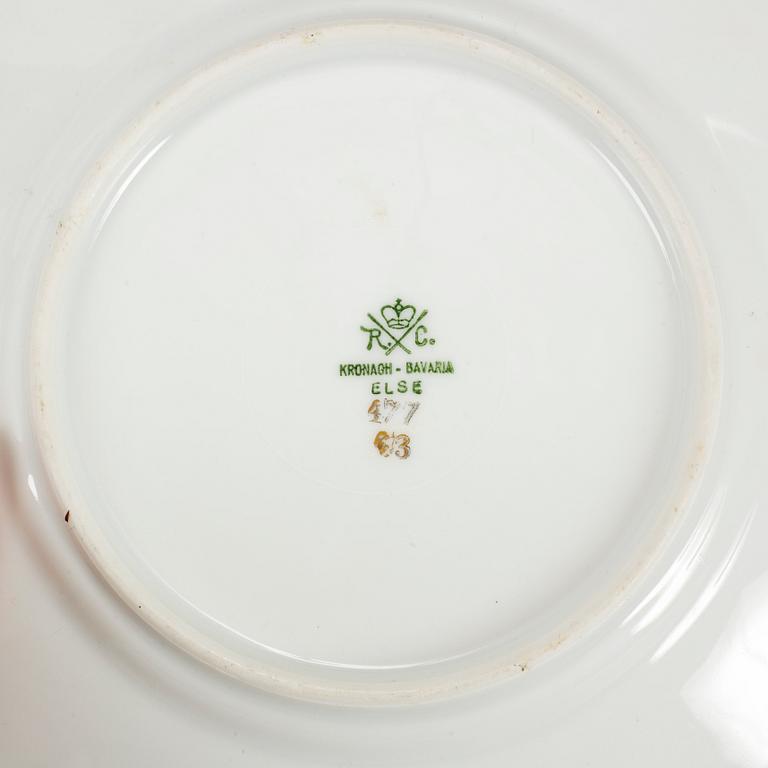 Service porcelain objects, Rörstrand and Rosenthal, 20th century (50 pieces).