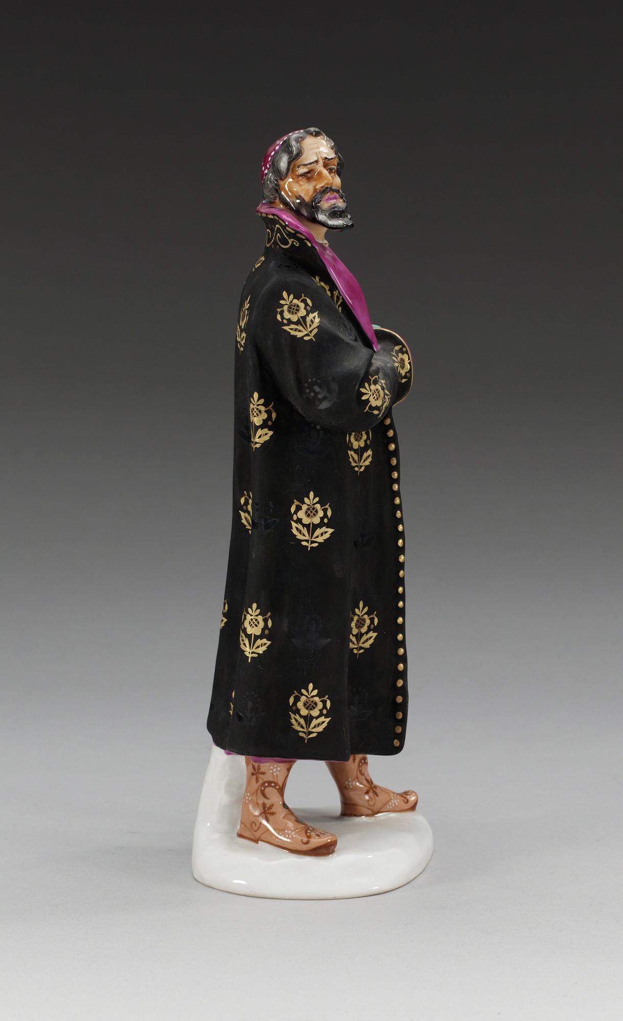 FIGURIN, porslin. Ryssland, Lomonosov, 1900-tal.