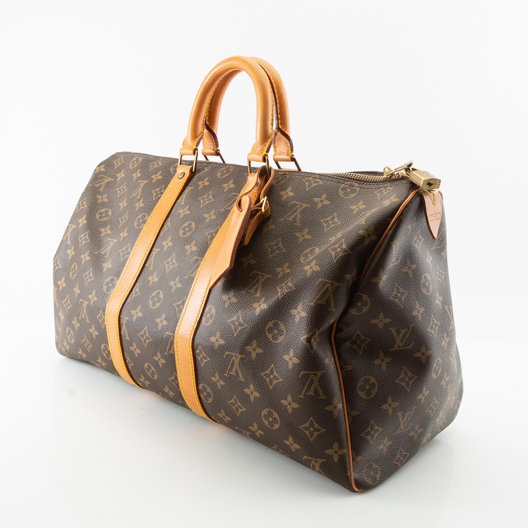 Louis Vuitton, bag, "Keepall 45", France, 1985.