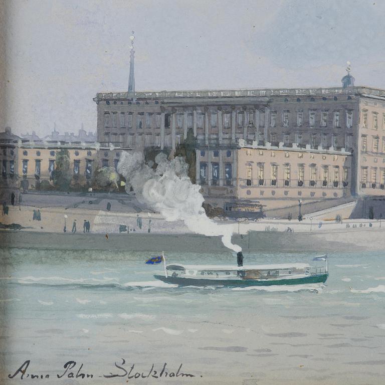 Anna Palm de Rosa, "Strömmen med Stockholms slott".