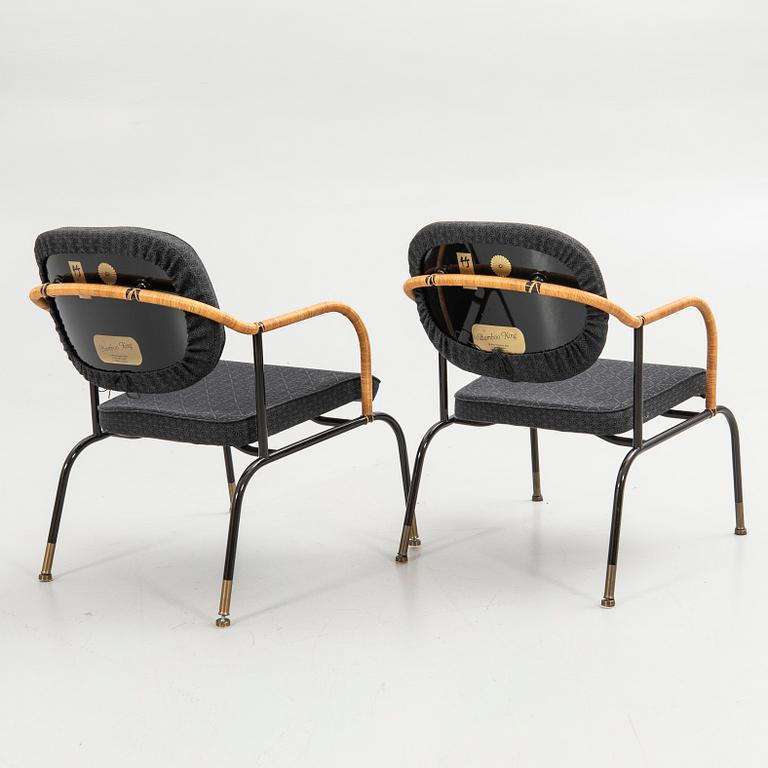 Mats Theselius, armchair, a pair, "Bamboo king", Källemo AB, Värnamo, 8/360 and 49/360.