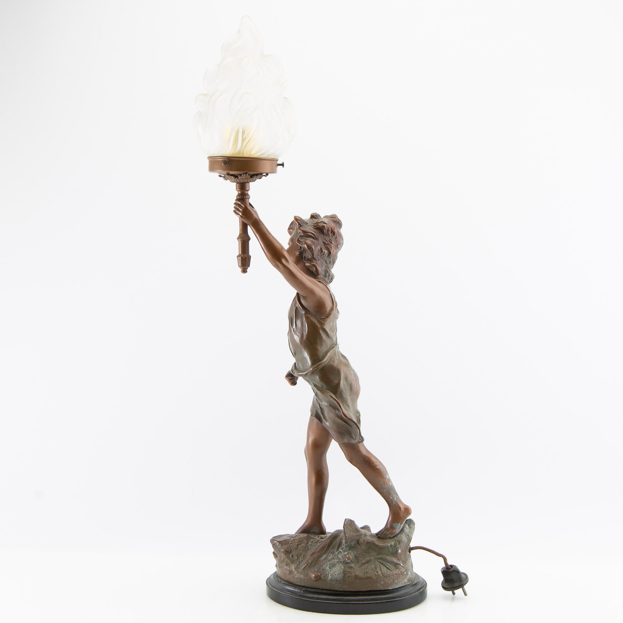 Bordslampa tidigt 1900-tal.