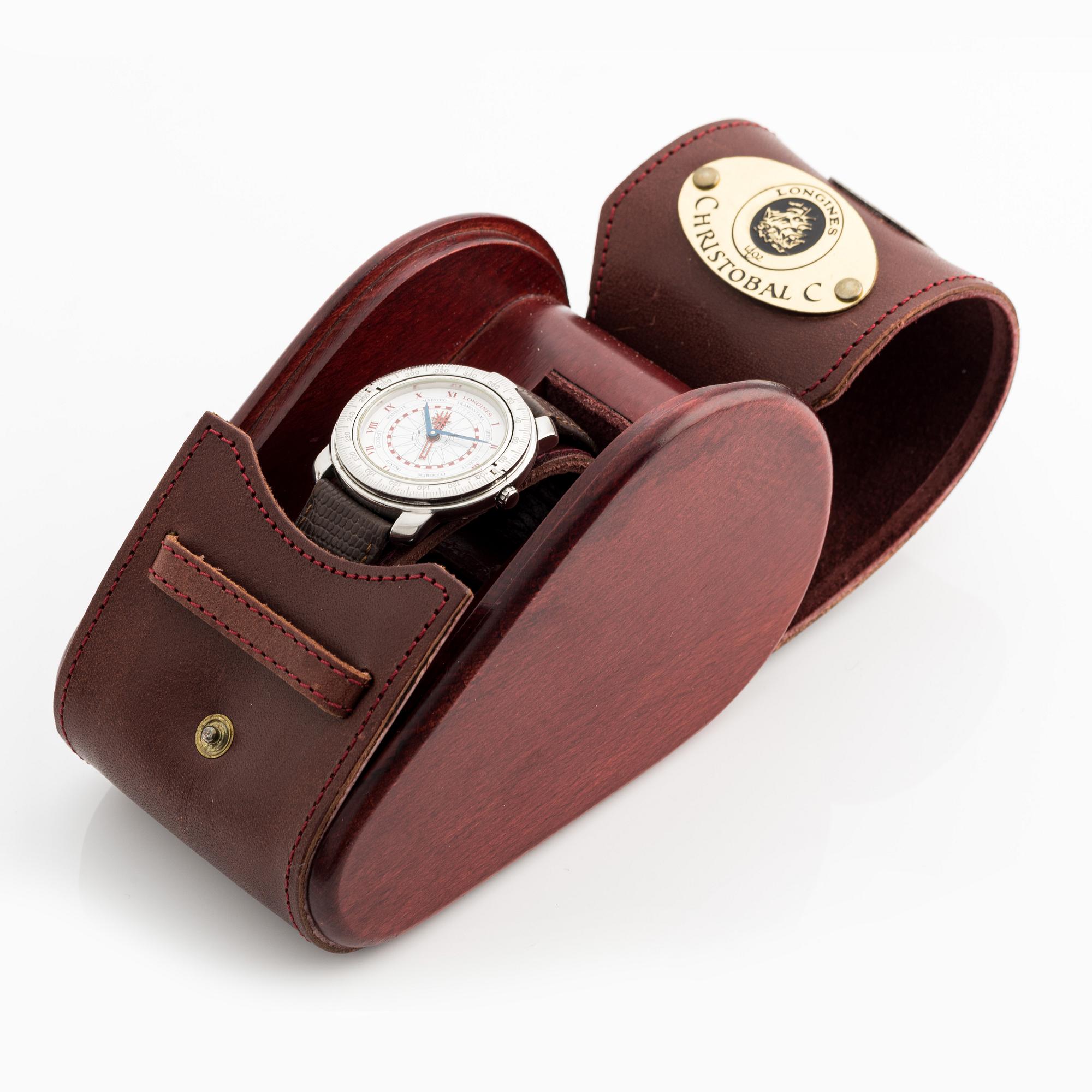 Longines, Christobal C, wristwatch, 39 mm.