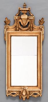 SPEGEL, gustaviansk, sign Niclas Falkengren, Jönköpings Hallstämpel, omkring 1800.