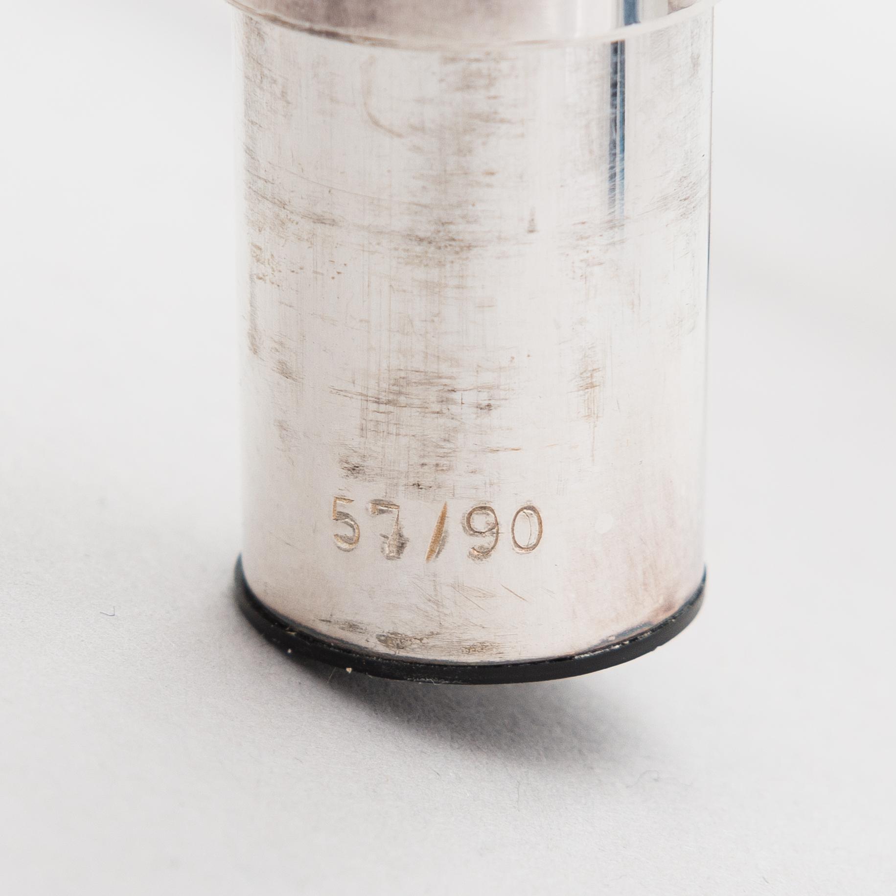 Tapio Wirkkala,  a silver 'Nonstop' candelabrum TW 432, numbered 57/90, Kultakeskus, Hämeenlinna 2007.