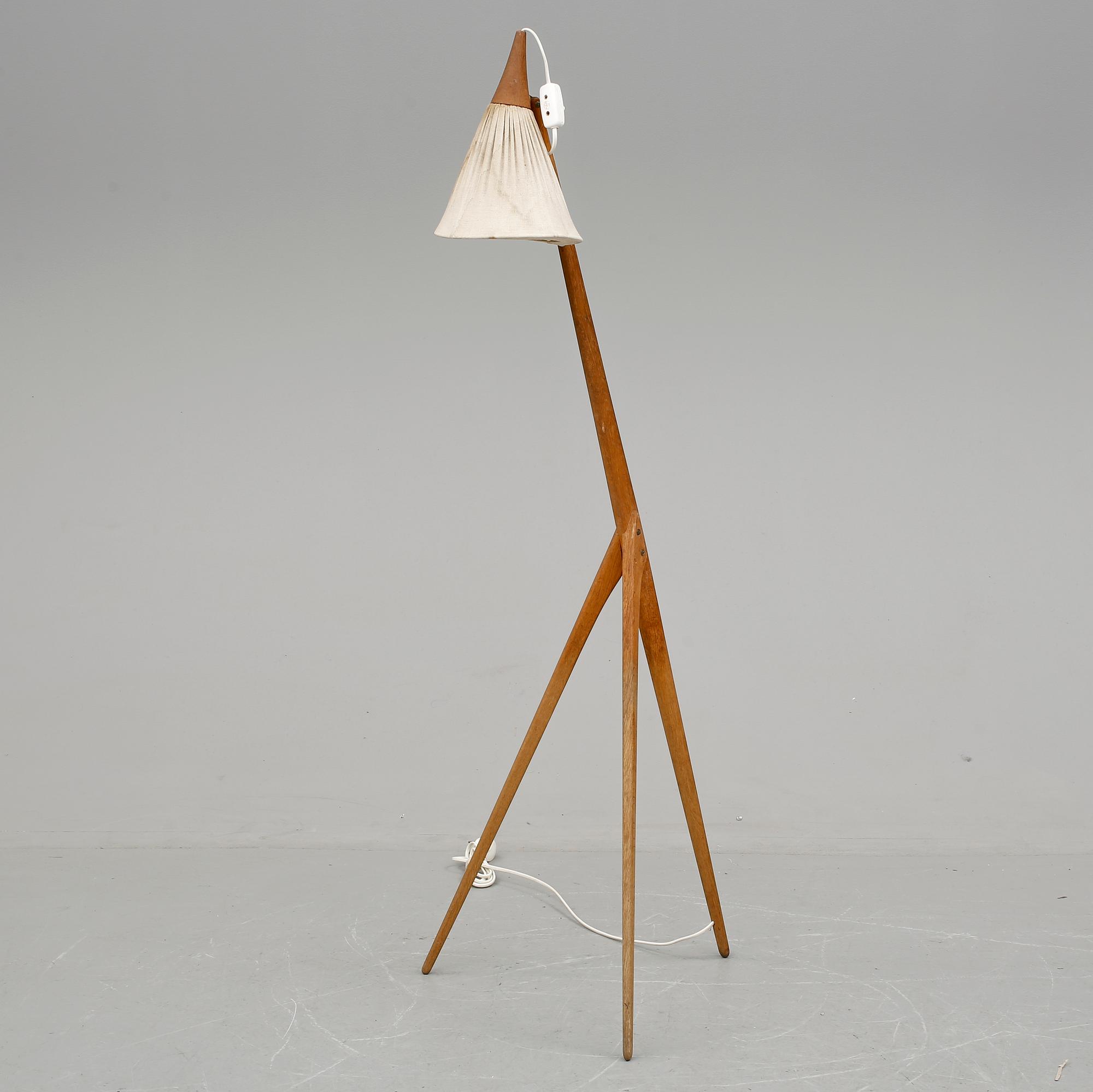 GOLVLAMPA, "Giraffen", Uno & Östen Kristiansson, Luxus, 1950-tal.