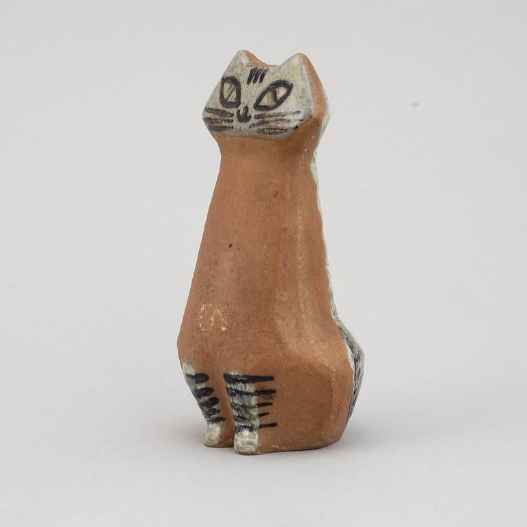 Two Swedish stoneware pieces, including a figurine by Lisa Larson, second half of the 20th Century.