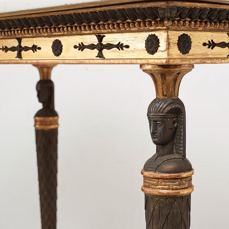 KONSOLBORD, sengustavianskt stockholmsarbete, 1800-talets början.