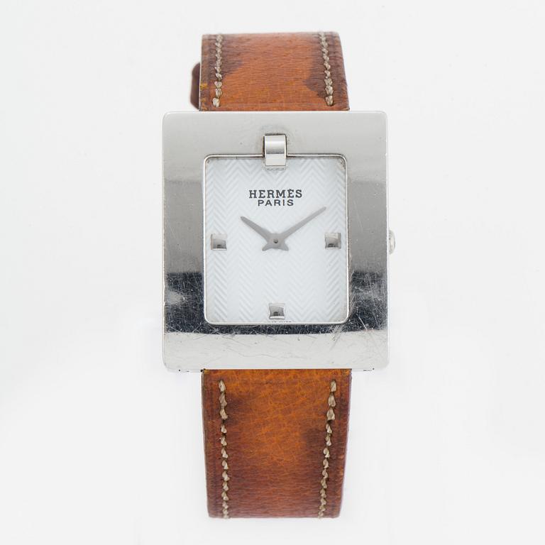 HERMÈS, Belt, wristwatch, 26 x 29 mm.