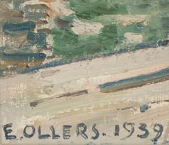 EDVIN OLLERS, olja på duk, signerad och daterad 1939.