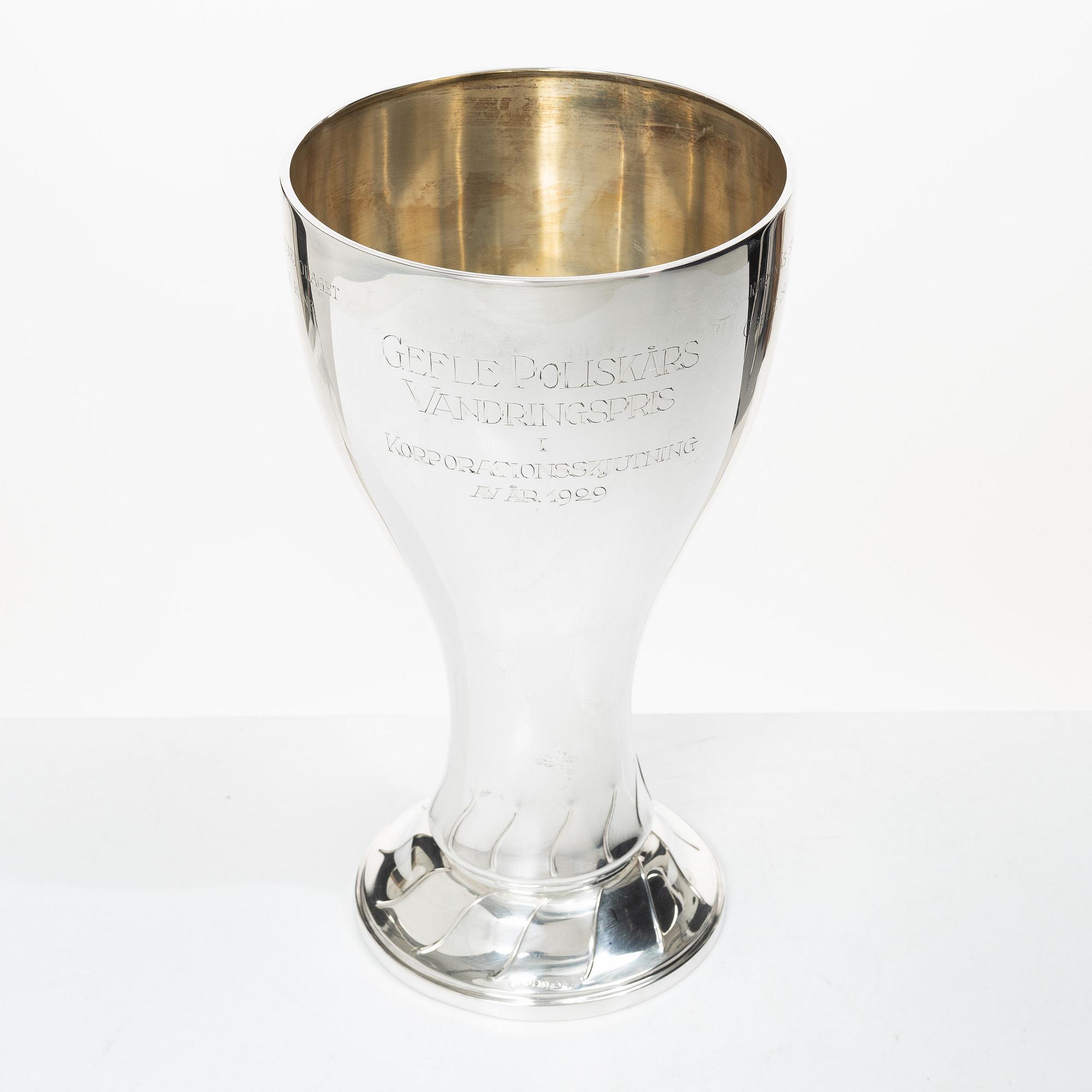 Guldsmedsaktiebolaget (GAB), A Swedish silver beaker, Stockholm 1922.