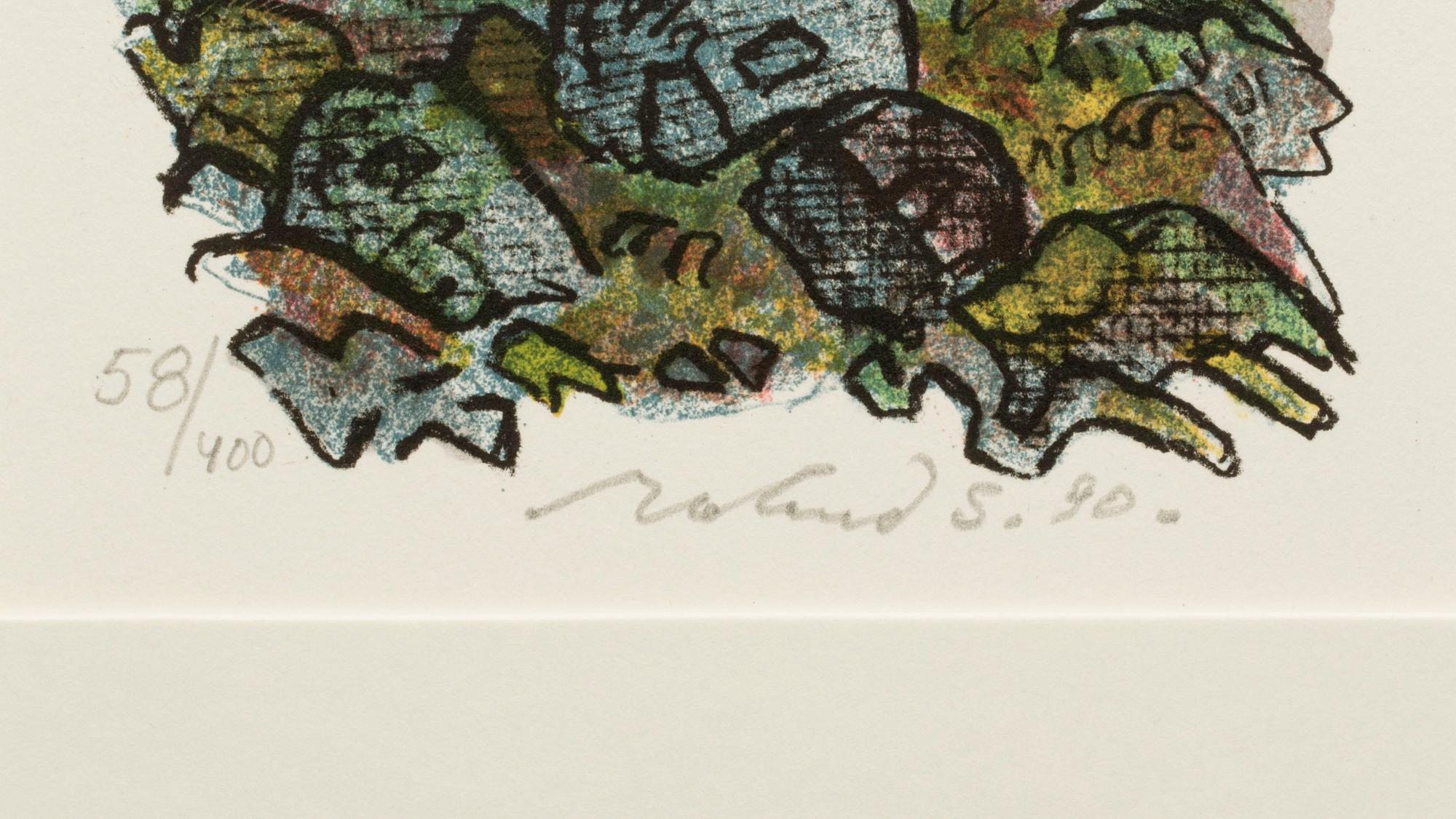 ROLAND SVENSSON, mapp m 4 färglitografier, signerade o numrerade 58/400.