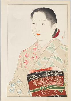 Hanko Kajita (1870-1917) "Woman Walking Through the Snow" in a novel, as well as Shuho Yamakawa (1898-1944) "Young Wo...