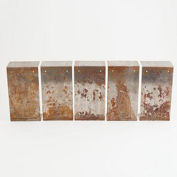 Helena Bloom, vägghyllor, 5 st, industridesign, 2000-tal.