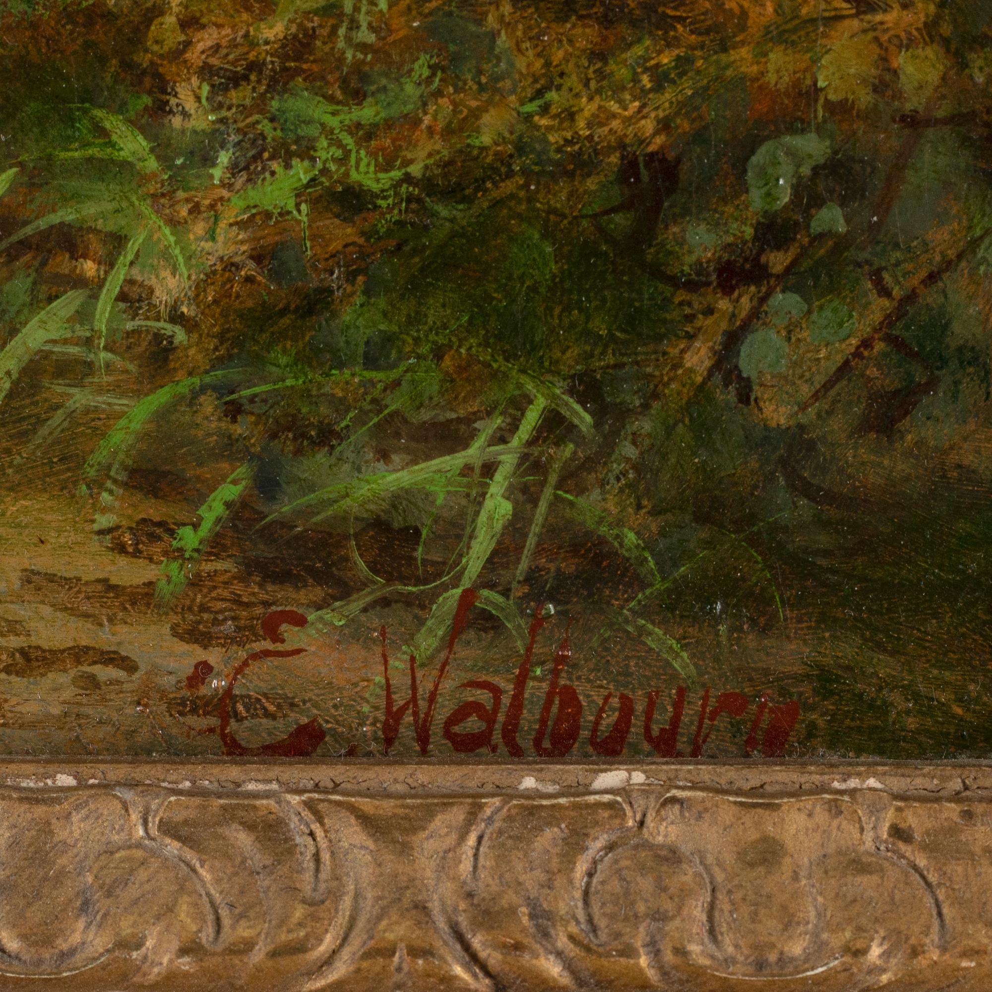 ERNEST WALBOURN, oil on canvas, signed.