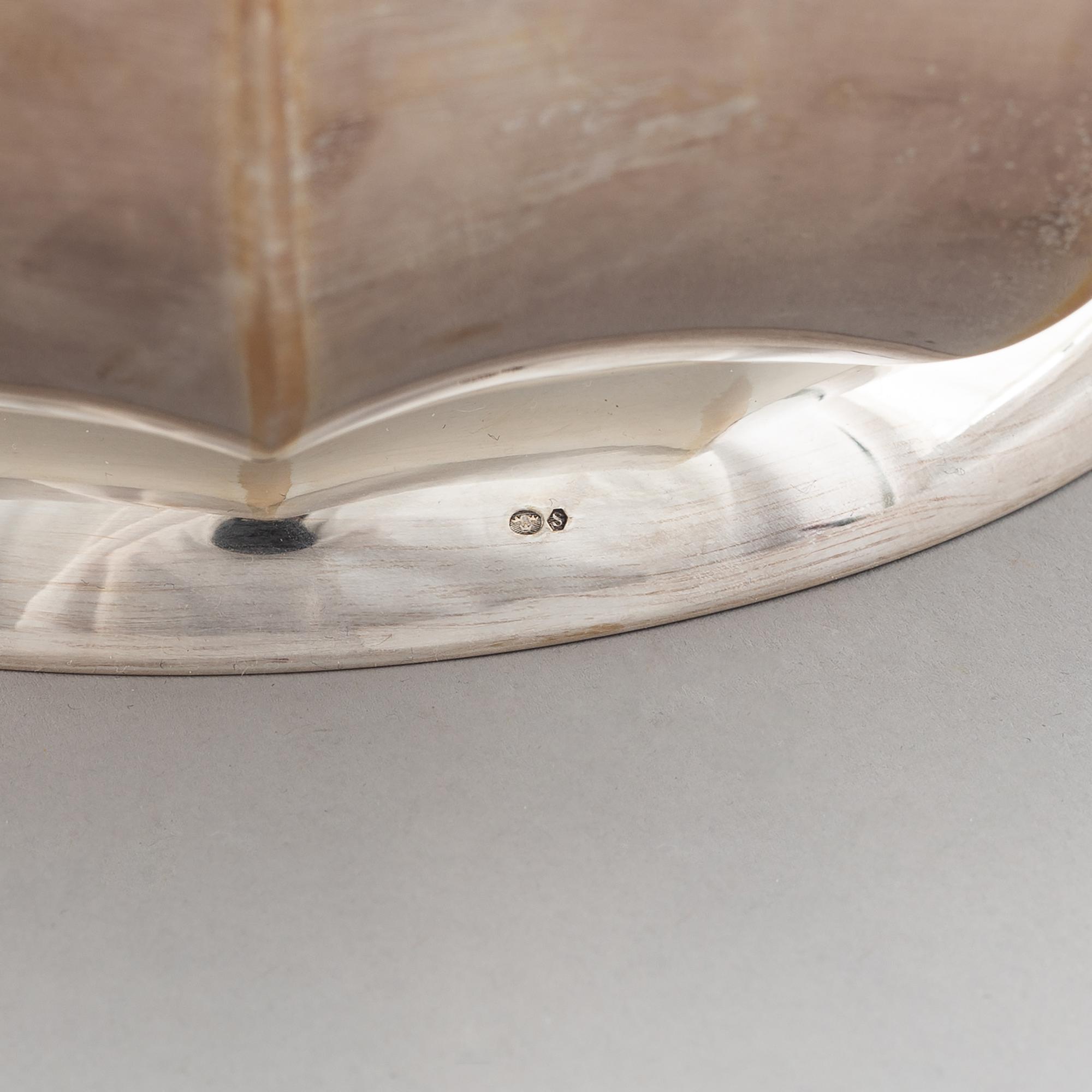 A 20th century silver bowl, swedish import mark.