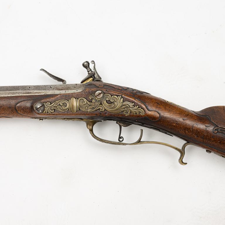 Flintlåsgevär, 1700-tal.