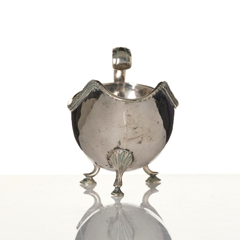 Tedos, sauceboat and cup, silver, including Ottoman Empire.