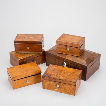 RAKASKAR, 6 st, 1800-talets första hälft.