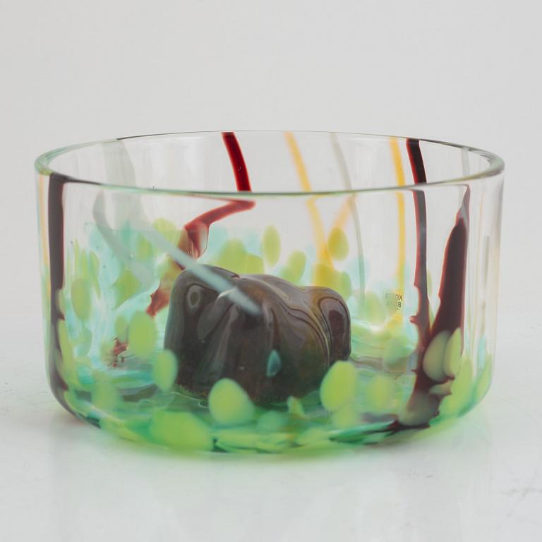 Ernst Billgren, skål, "New Friends Björn", Kosta Boda.