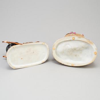 Two Italian porcelain figurines, from the first half of the 20th century.