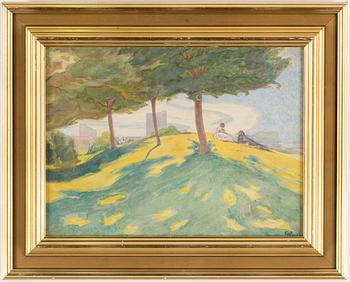 GEORG PAULI, watercolour, signed.