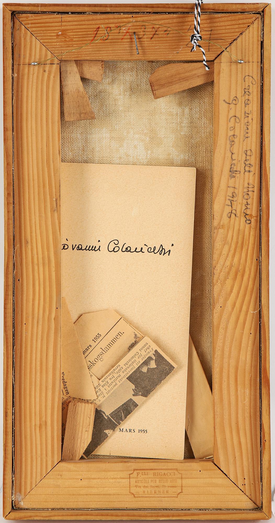 Giovanni Colacicchi, oil on canvas, signed.