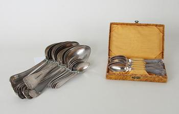 SKEDAR, 10+6+9, silver. Bla 1800-tal.