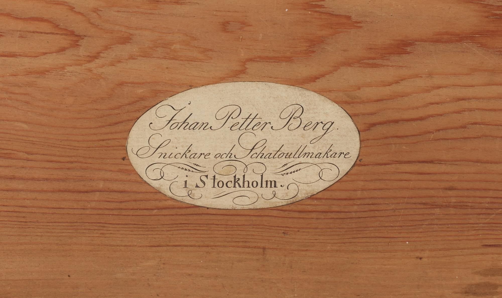 A Swedish Empire secretaire by J. P. Berg.