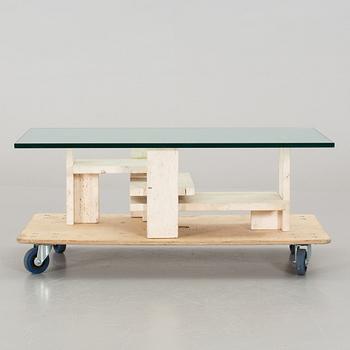 A Willy Ballez coffee table, late 20th century,