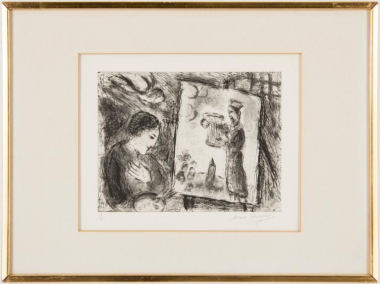 MARC CHAGALL, etsning, signerad och numrerad 28/35.