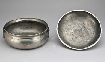 GRÖTSKÅL, tenn, Sverige, 1700-tal.