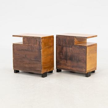 Sängbord ett par 1900-talets första hälft.